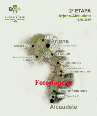 La II Etapa Arjona-Alcaudete de la Ruta Ciclista de los Castillos y las Batallas de Jaén pasará por Lopera el día 18 de Junio. Lopera contará con una Meta Volante.