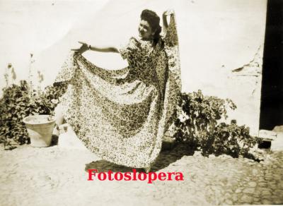 La loperana María del Campo García López. Año 1945