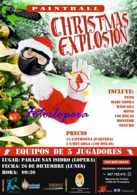 Paintball de Navidad en Lopera. El próximo día 26 de Diciembre a las 9,30 en el Paraje de San Isidro Labrador.