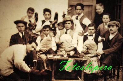 Gremio de Zapateros de Lopera. Año 1930